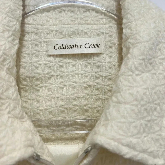 Coldwater Creek Winter White Blazer Like New - Picture 5 of 15
